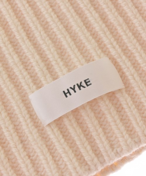 HYKE（ハイク）マフラー 白 サイズ:F レディース/2200718528065