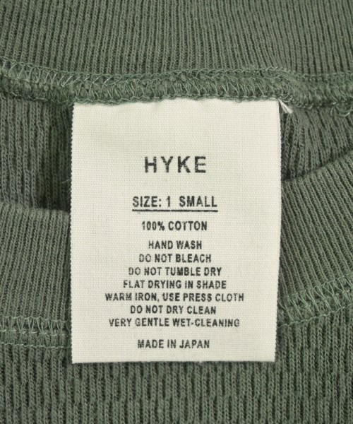 HYKE（ハイク）Tシャツ・カットソー カーキ サイズ:S レディース/2200722955093