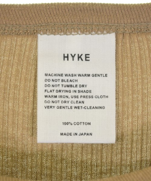 HYKE（ハイク）Tシャツ・カットソー ベージュ サイズ:-(XS位) レディース/2200724660049