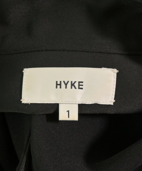 HYKE（ハイク）シャツワンピース 黒 サイズ:1(S位) レディース/2200725545031