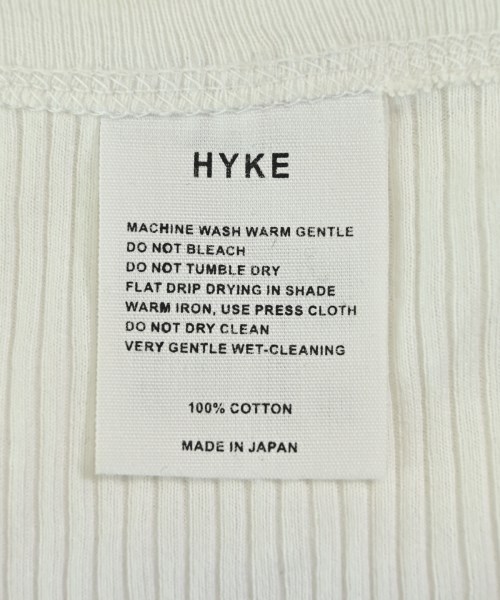 HYKE（ハイク）Tシャツ・カットソー 白 サイズ:F レディース/2200721476070