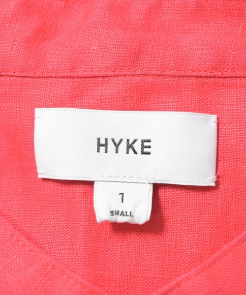 HYKE（ハイク）シャツワンピース 赤 サイズ:1(S位) レディース/2200725737016