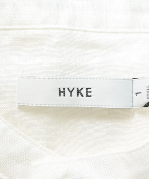 HYKE（ハイク）シャツワンピース 白 サイズ:1(S位) レディース/2200725737023