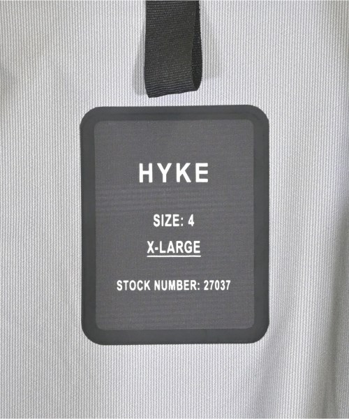 HYKE（ハイク）ブルゾン グレー サイズ:4(XL位) メンズ/2200723852094
