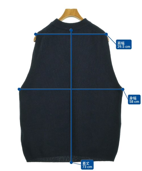 MONCLER GENIUS（モンクレールジーニアス）ベスト 紺 サイズ:M レディース/2200724678044