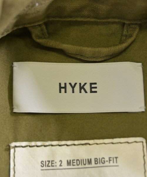 HYKE（ハイク）ミリタリーブルゾン カーキ サイズ:M レディース/2200726269011