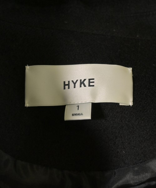 HYKE（ハイク）チェスターコート 黒 サイズ:1(S位) レディース/2200726283017