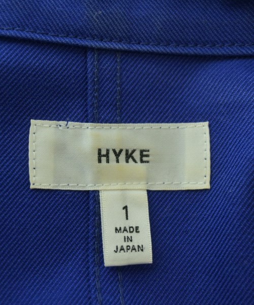 HYKE（ハイク）コート 青 サイズ:1(S位) レディース/2200720081046