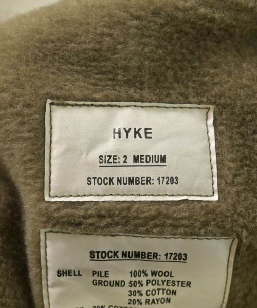 HYKE（ハイク）モッズコート カーキ サイズ:2(M位) レディース/2200727204011