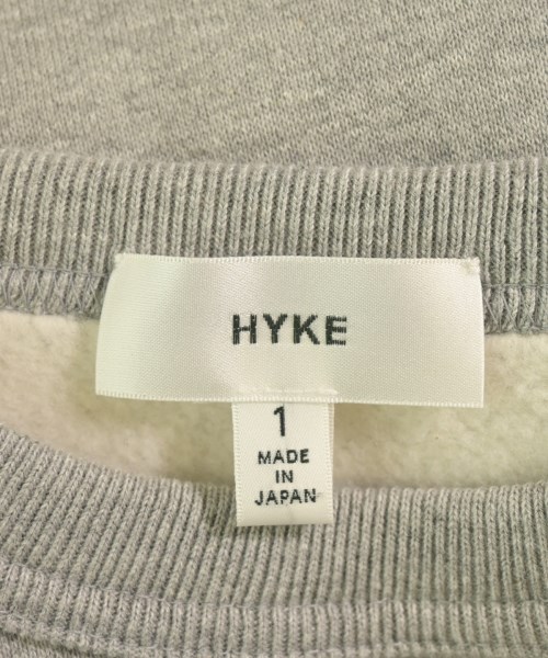 HYKE（ハイク）スウェット グレー サイズ:1(S位) レディース/2200727204134