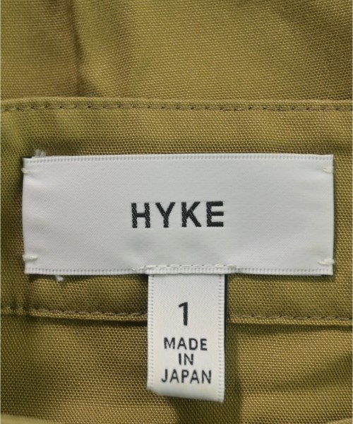 HYKE（ハイク）シャツワンピース カーキ サイズ:1(S位) レディース/2200727833068