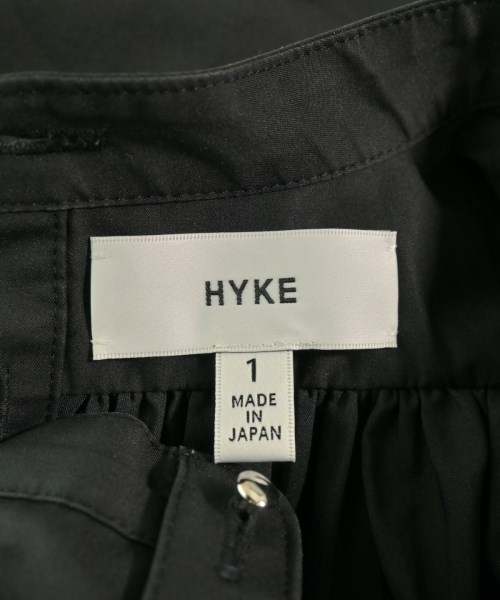 HYKE（ハイク）シャツワンピース 黒 サイズ:1(S位) レディース/2200728119031