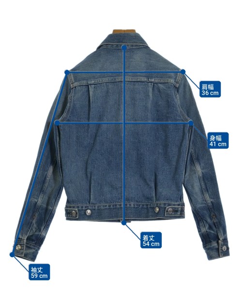 HYKE（ハイク）デニムジャケット 紺 サイズ:1(S位) レディース/2200728452046