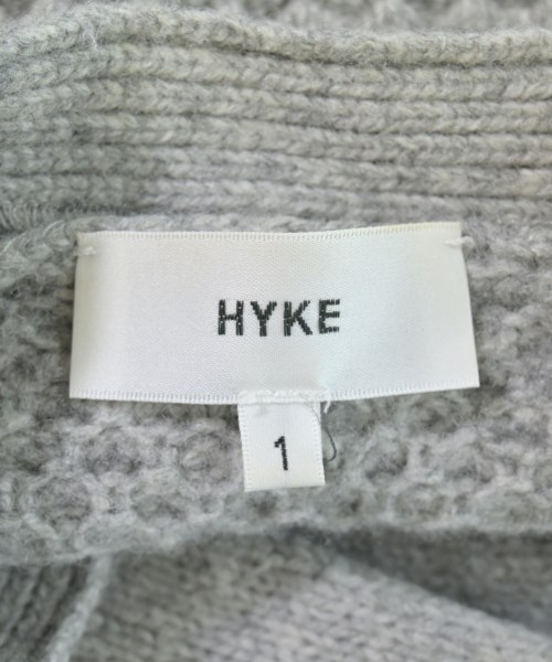 HYKE（ハイク）カーディガン グレー サイズ:1(S位) レディース/2200728452053