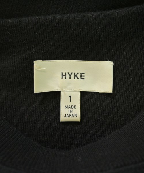 HYKE（ハイク）スウェット 黒 サイズ:1(S位) レディース/2200728215023