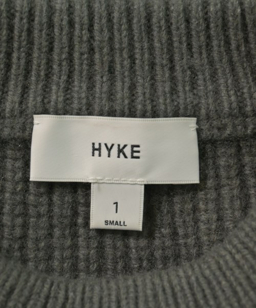 HYKE（ハイク）ニット・セーター グレー サイズ:1(S位) レディース/2200729111010