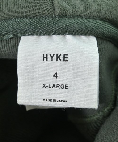 HYKE（ハイク）パーカー 緑 サイズ:4(XL位) メンズ/2200683870039