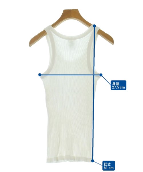 HYKE（ハイク）タンクトップ 白 サイズ:-(XS位) レディース/2200679603085