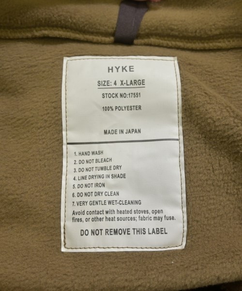 HYKE（ハイク）スウェット 茶 サイズ:XL レディース/2200671705039