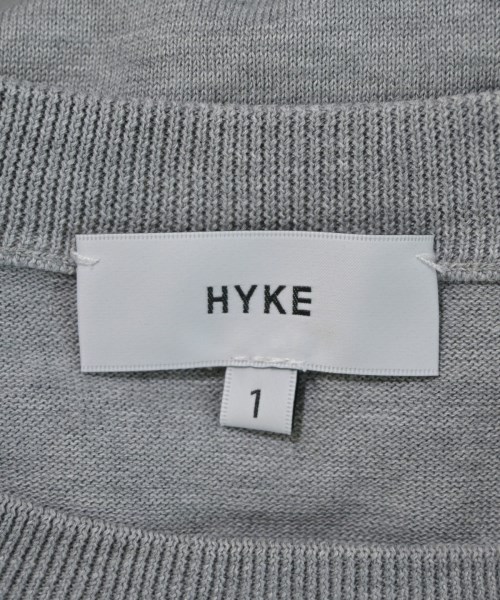 HYKE（ハイク）ニット・セーター グレー サイズ:1(S位) レディース/2200681602045