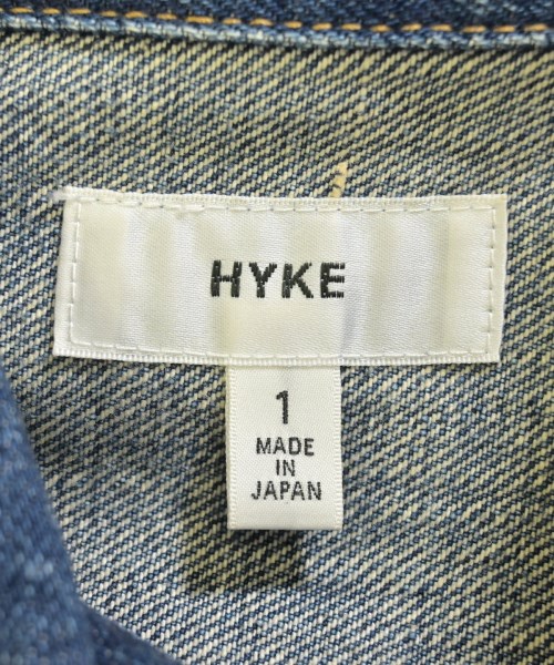 HYKE（ハイク）デニムジャケット 青 サイズ:1(S位) レディース/2200688377106