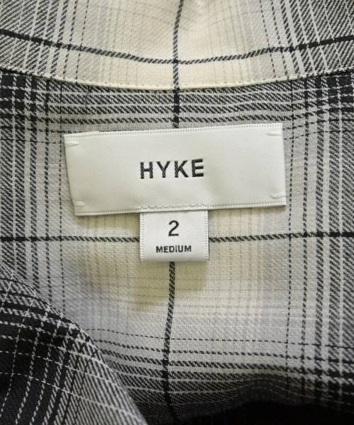 HYKE（ハイク）カジュアルシャツ 黒 サイズ:2(M位) レディース/2200689979040