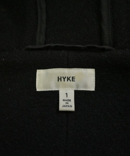 HYKE（ハイク）ダッフルコート 黒 サイズ:1(S位) レディース/2200690486117
