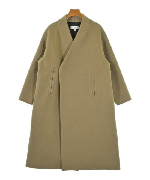 HYKE(ハイク)ステンカラーコート カーキ サイズ:1(S位)/2200683479010