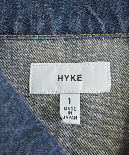 HYKE（ハイク）デニムジャケット 青 サイズ:1(S位) レディース/2200691188058