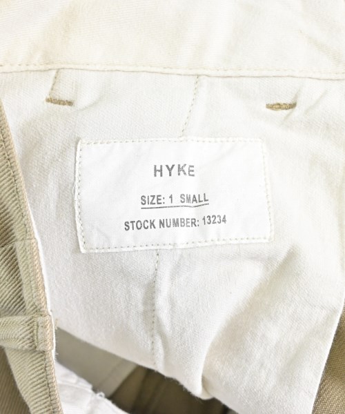 HYKE（ハイク）チノパン ベージュ サイズ:1(S位) レディース/2200691354026