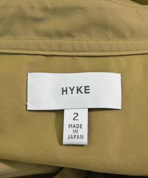HYKE（ハイク）シャツワンピース カーキ サイズ:2(M位) レディース/2200691789019