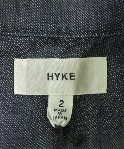 HYKE（ハイク）カジュアルシャツ 紺 サイズ:2(M位) レディース/2200687478088