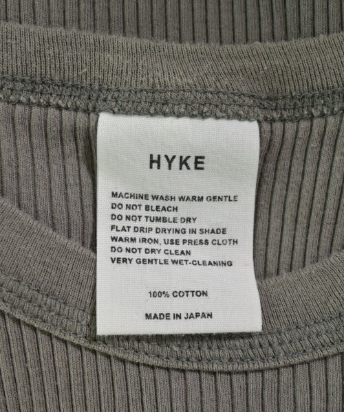 HYKE（ハイク）タンクトップ グレー サイズ:-(XS位) レディース/2200693406068
