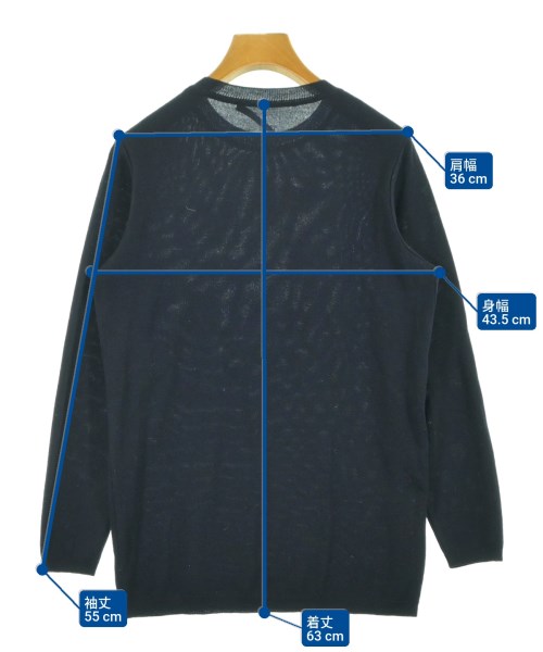 Le Verseaunoir（ルベルソーノアール）ニット・セーター 紺 サイズ:38(M位) レディース/2200617225065