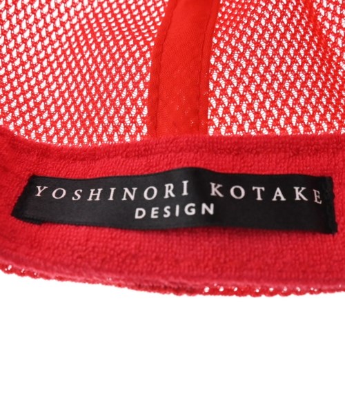 YOSHINORI KOTAKE（ヨシノリコタケ）キャップ 赤 サイズ:- メンズ/2200643573604