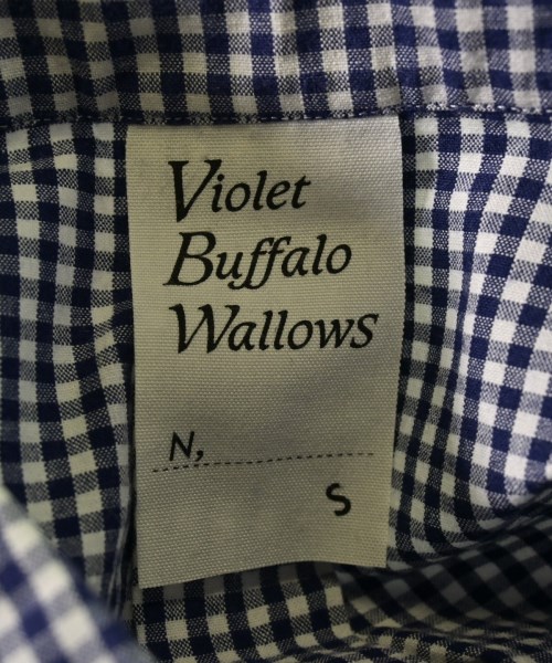 Violet Buffalo Wallows（ヴァイオレットバッファローワロウズ）カジュアルシャツ 青 サイズ:S メンズ/2200651582070