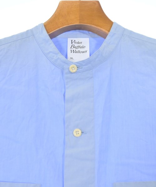 Violet Buffalo Wallows（ヴァイオレットバッファローワロウズ）カジュアルシャツ 青 サイズ:S メンズ/2200645036015