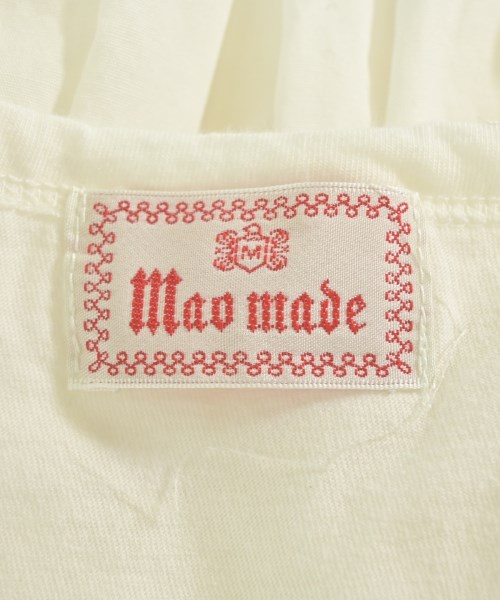 mao made（マオメイド）Tシャツ・カットソー 白 サイズ:F レディース/2200700465057