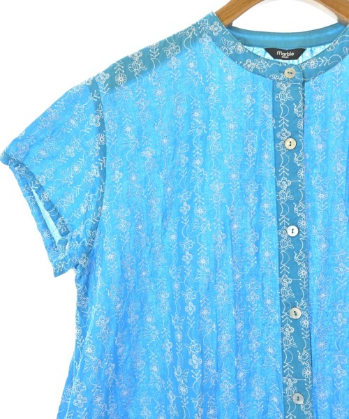 marble SUD（マーブルシュッド）シャツワンピース 青 サイズ:F レディース/2200673979018