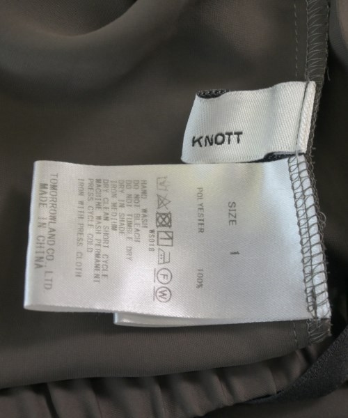 KNOTT（ノット）ロング・マキシ丈スカート 茶 サイズ:1(S位) レディース/2200637366076