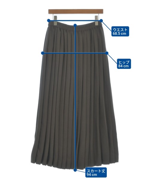 KNOTT（ノット）ロング・マキシ丈スカート 茶 サイズ:1(S位) レディース/2200637366076