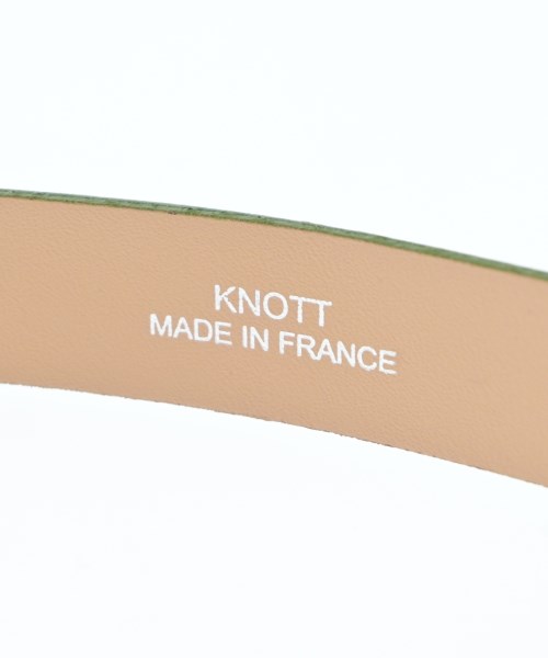 KNOTT（ノット）ベルト 緑 サイズ:- レディース/2200629102118