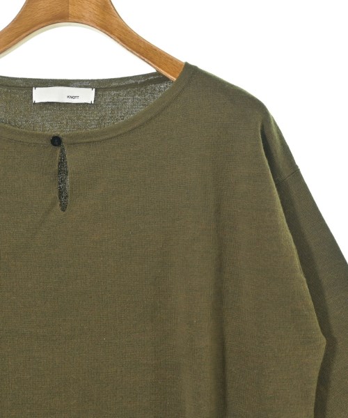 KNOTT（ノット）ニット・セーター カーキ サイズ:F レディース/2200629942042