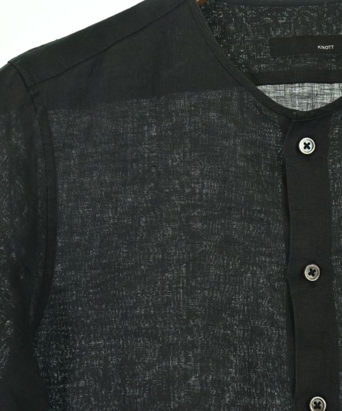 KNOTT（ノット）カジュアルシャツ 黒 サイズ:0(XS位) メンズ/2200627714061