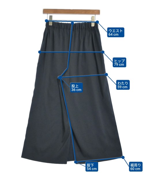 KNOTT（ノット）ひざ丈スカート 紺 サイズ:00(XS位) レディース/2200631539100