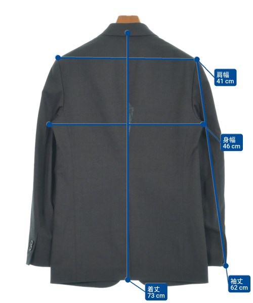 KNOTT（ノット）テーラードジャケット グレー サイズ:0(XS位) メンズ/2200632401024