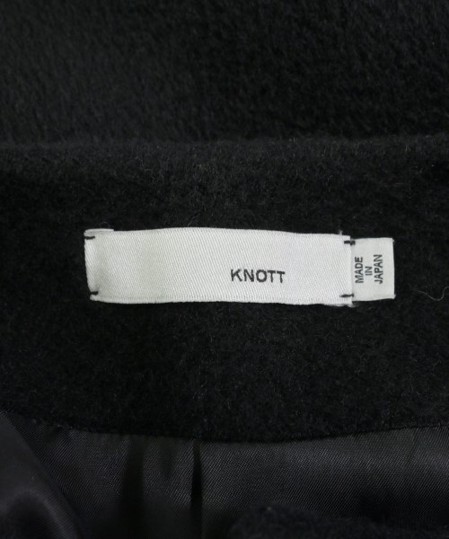 KNOTT（ノット）ステンカラーコート 黒 サイズ:F レディース/2200618829026