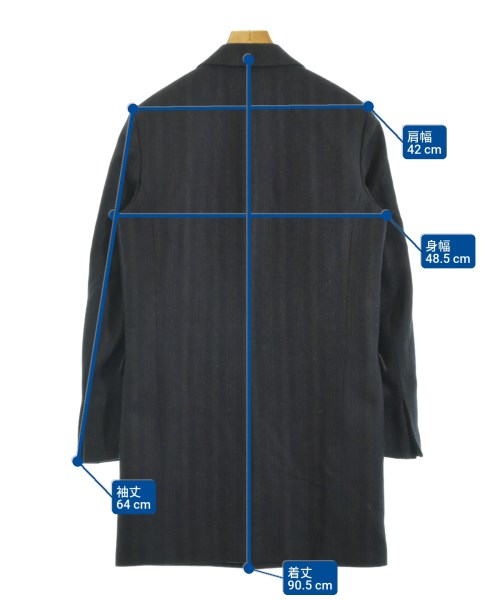 KNOTT（ノット）チェスターコート 紺 サイズ:1(S位) メンズ/2200671223014