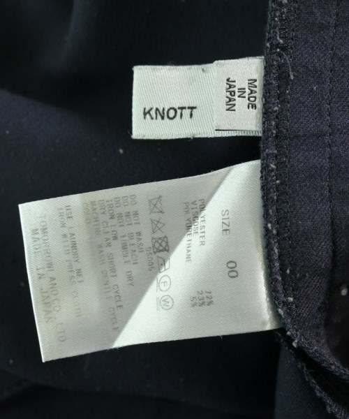 KNOTT（ノット）スラックス 紺 サイズ:0(XS位) レディース/2200674694057