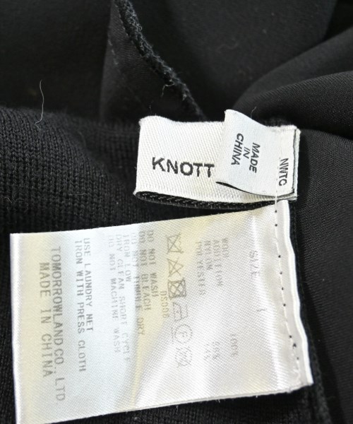 KNOTT（ノット）ワンピース 黒 サイズ:1(S位) レディース/2200675310093
